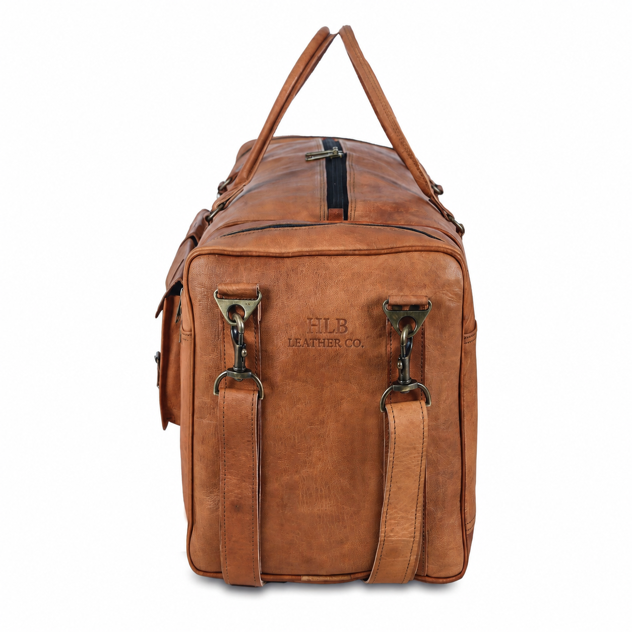 Leather Duffel Bag for Men – 32-Inch Large Travel Holdall, Gym, Sports, Overnight, and Weekend Bag