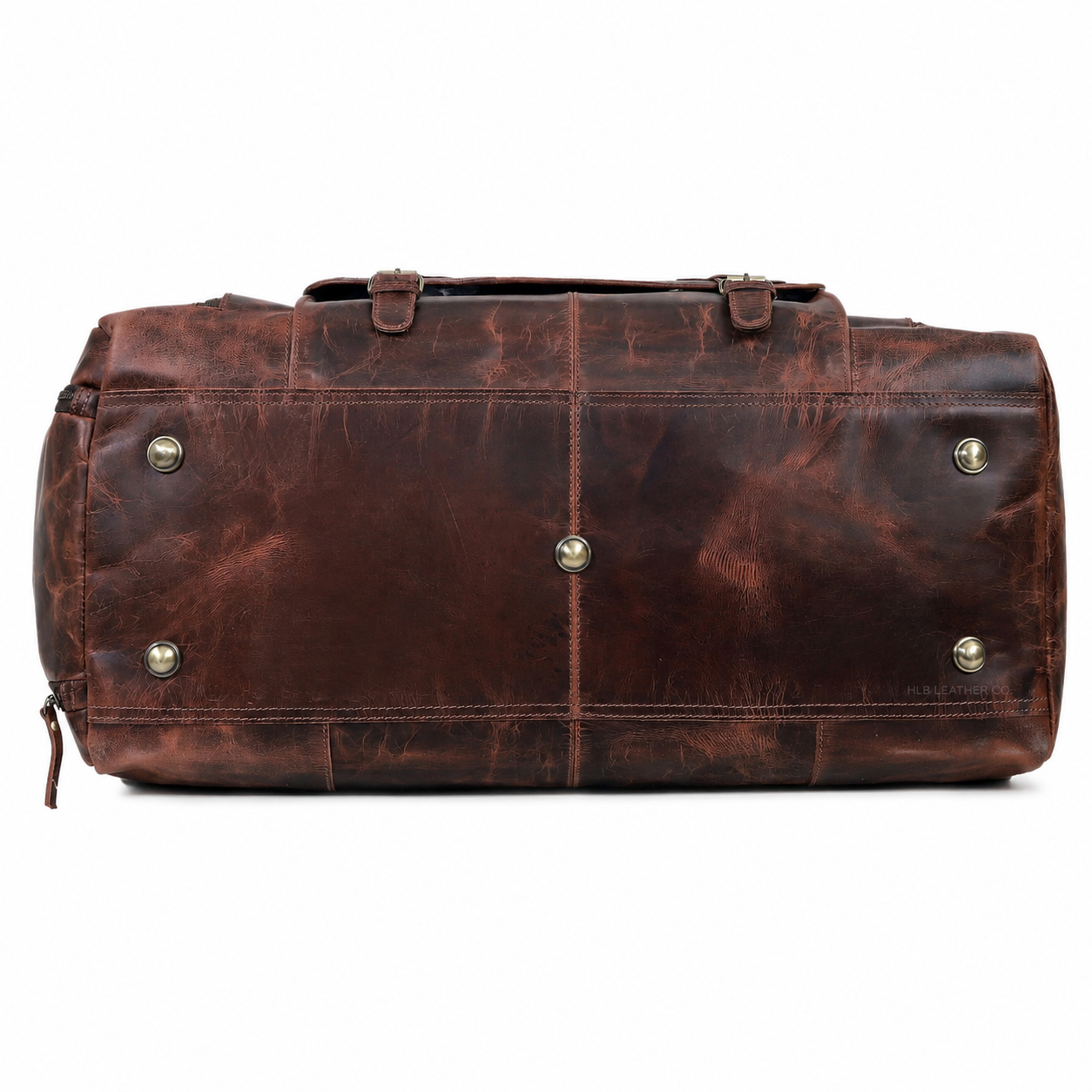 Mars Leather Duffel Bag for Men - Brown