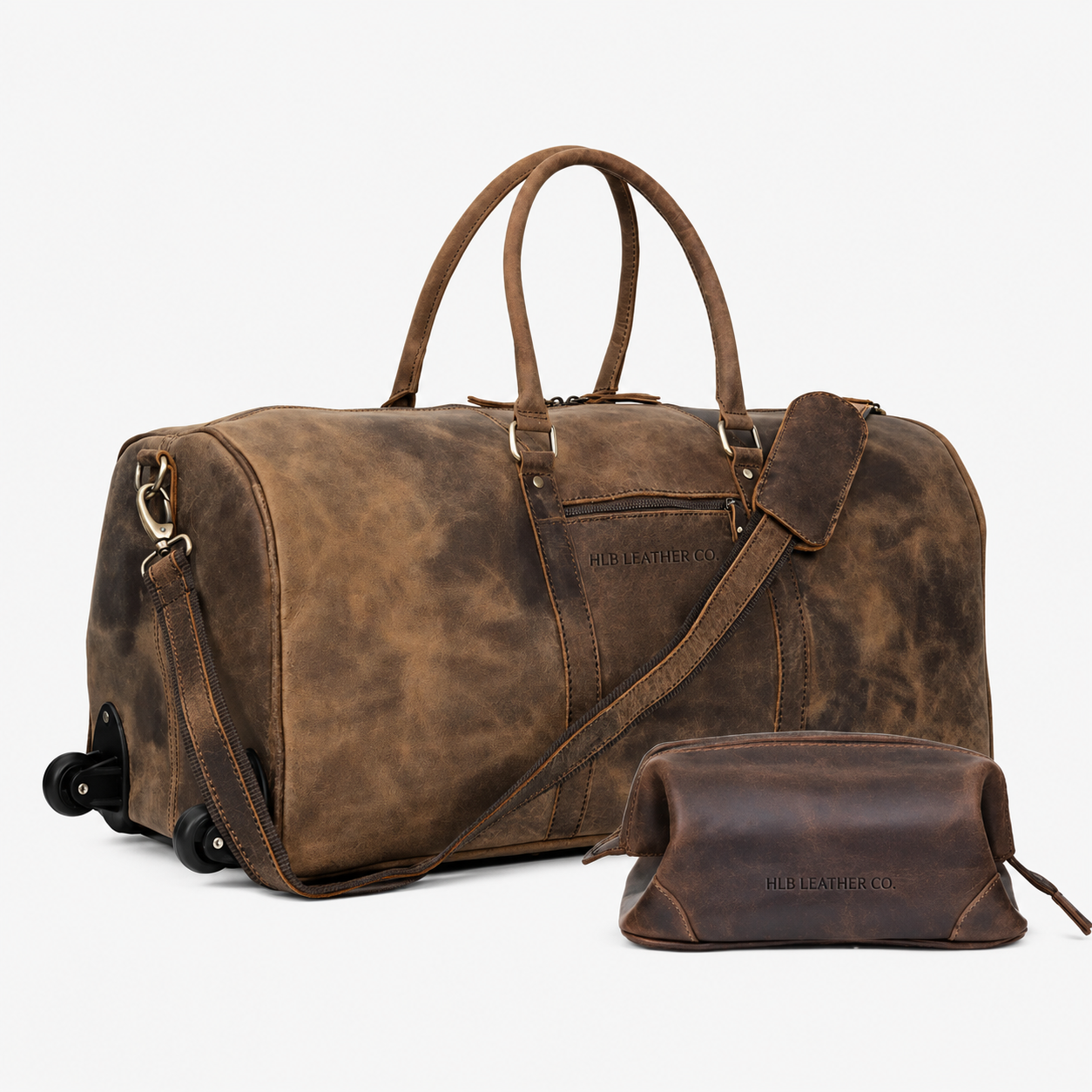 Atlanta Leather Duffle Combo