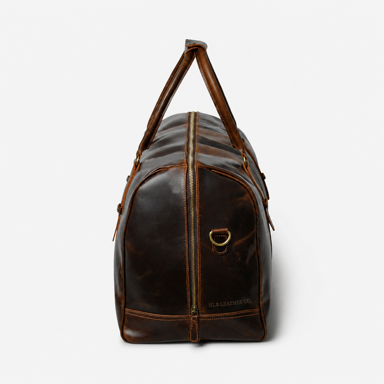 Bistre Wink Leather Duffle Bag