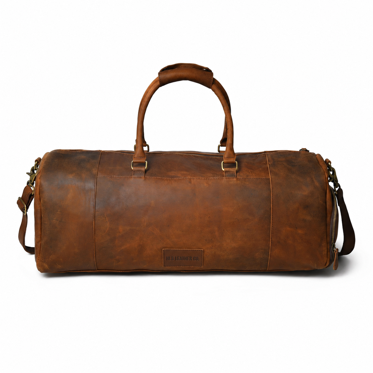 Buffalo Leather Duffel Bag - Myriad Seal
