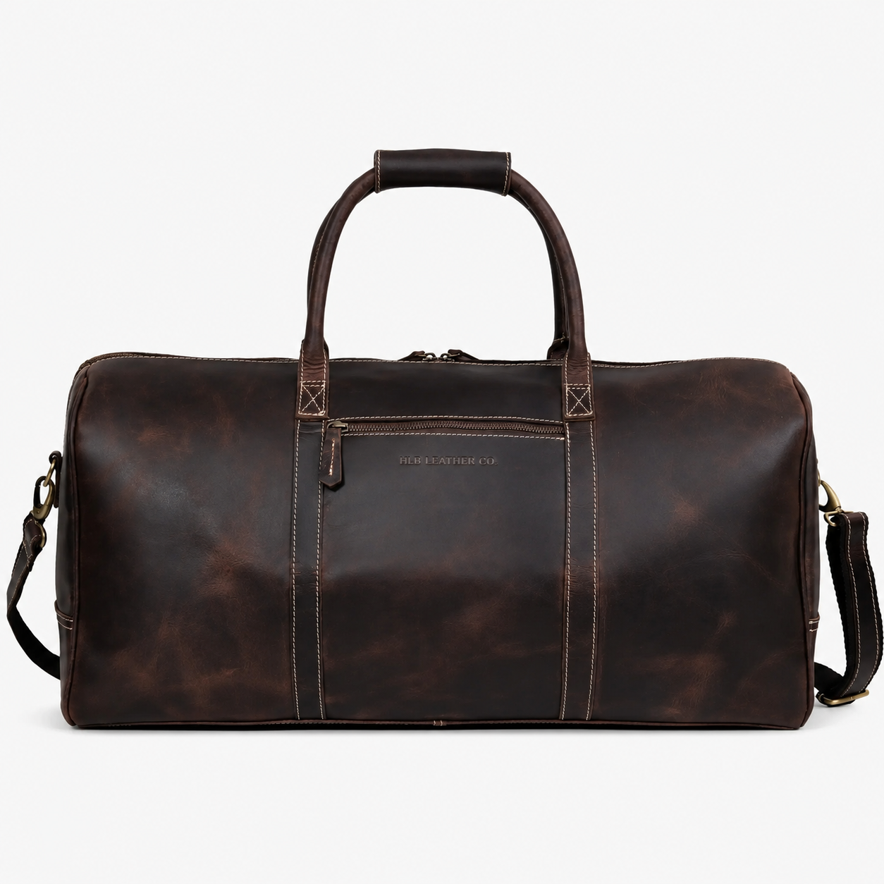 Charlotte Buffalo Leather Duffle Bag