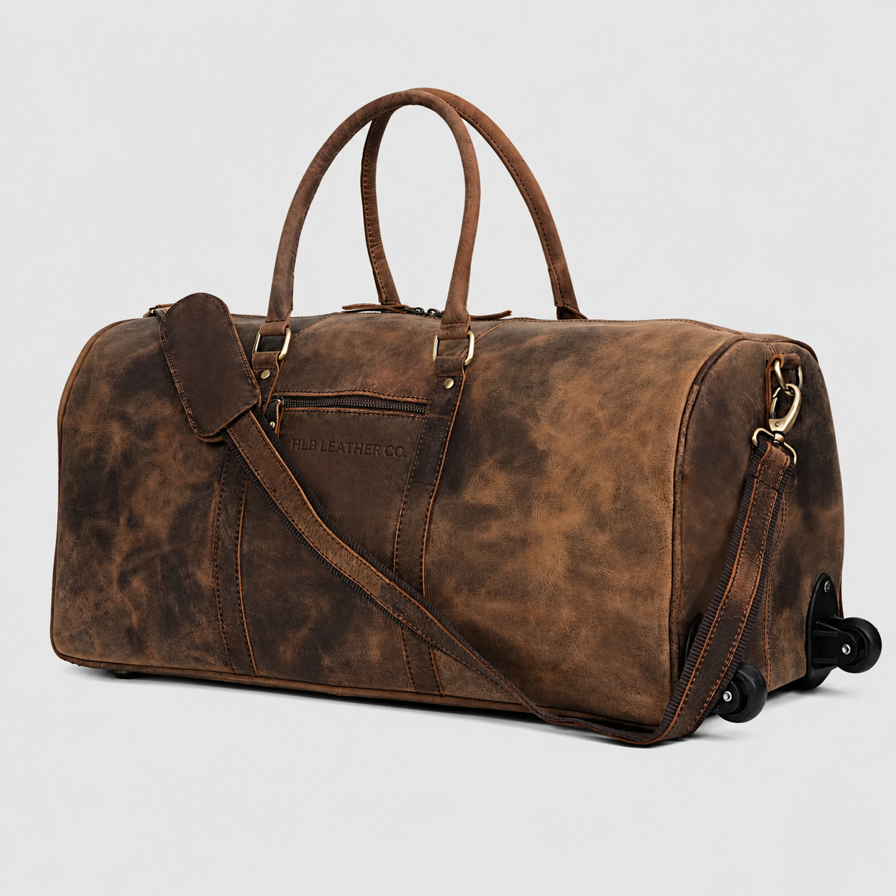 Atlanta Buffalo Leather Duffle Bag