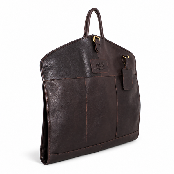 Chelsea Harper Foldable Leather Suit Carrier