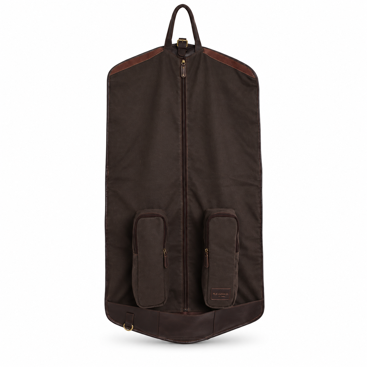 Chelsea Harper Foldable Leather Suit Carrier