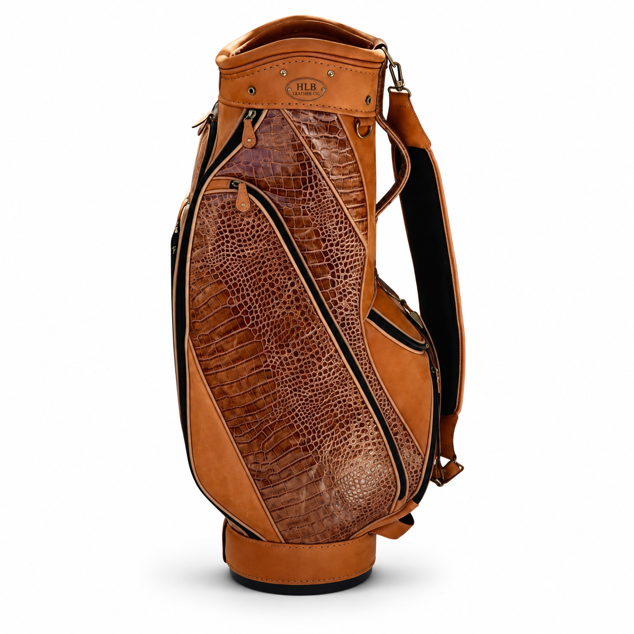 Premium Handcrafted Leather Golf Stand Bag