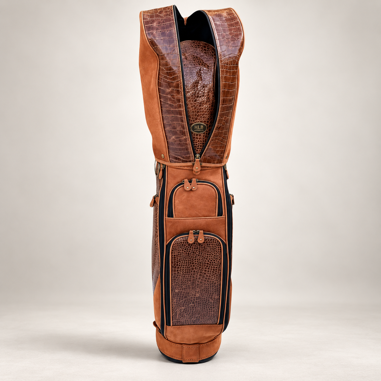 Premium Handcrafted Leather Golf Stand Bag