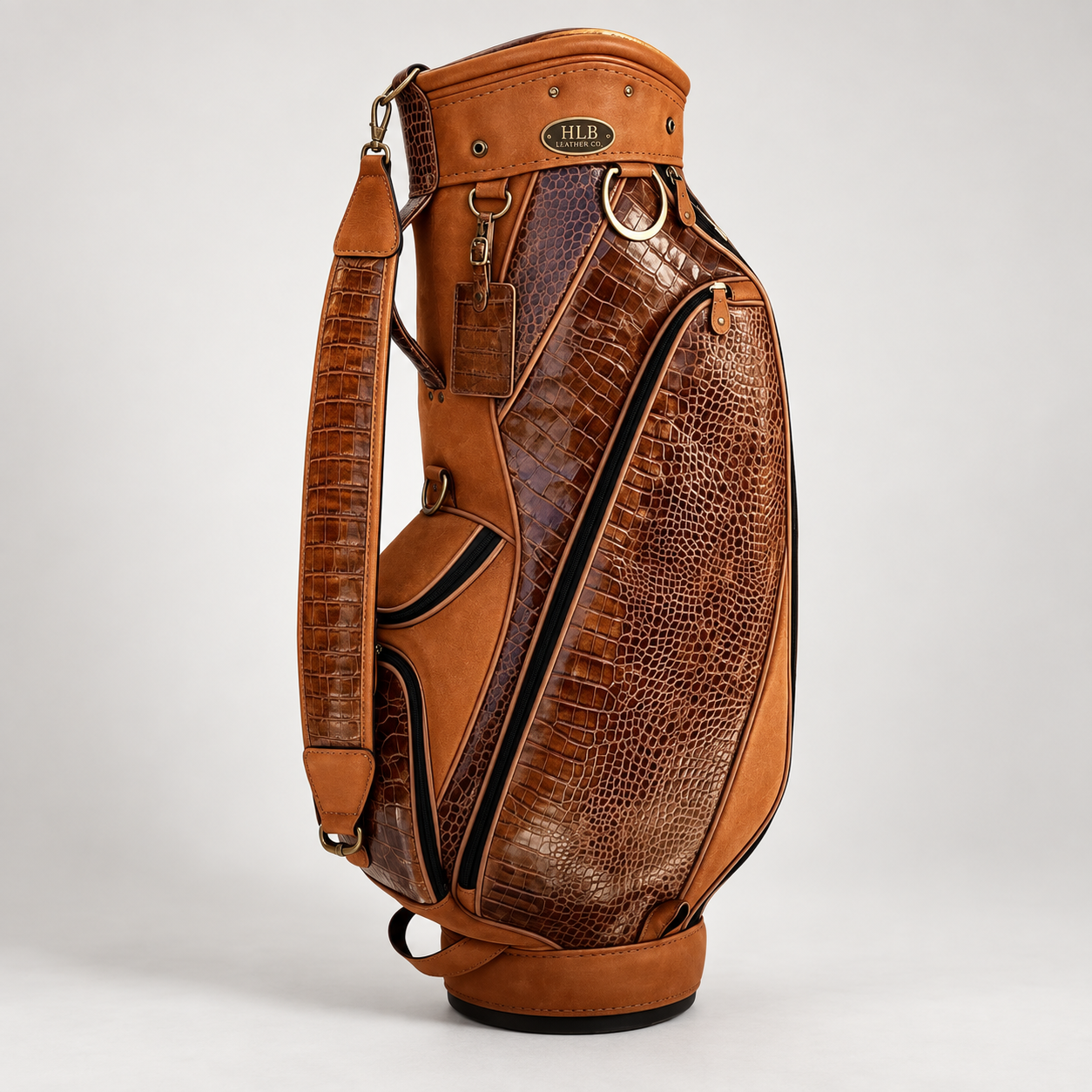 Premium Handcrafted Leather Golf Stand Bag