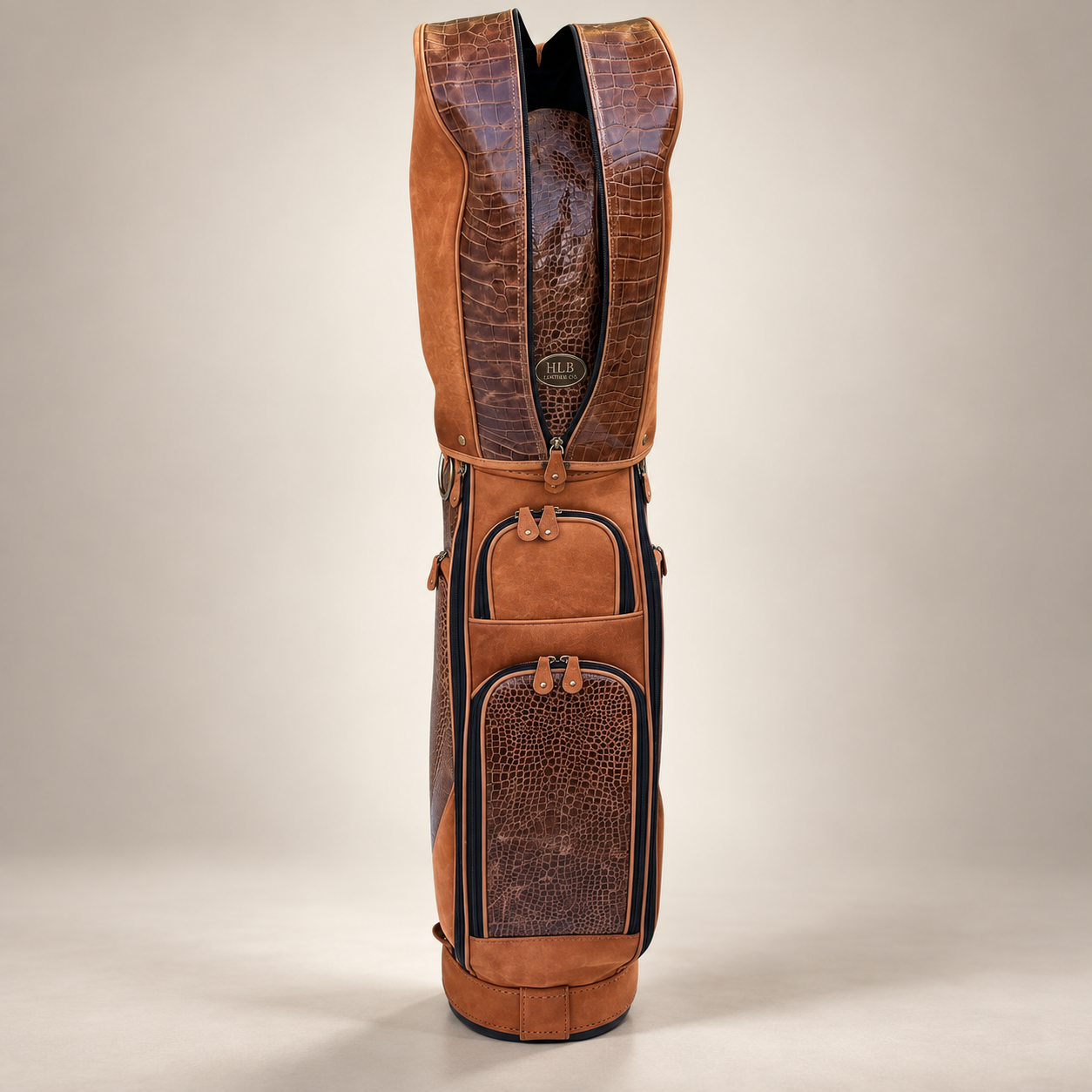 Premium Handcrafted Leather Golf Stand Bag