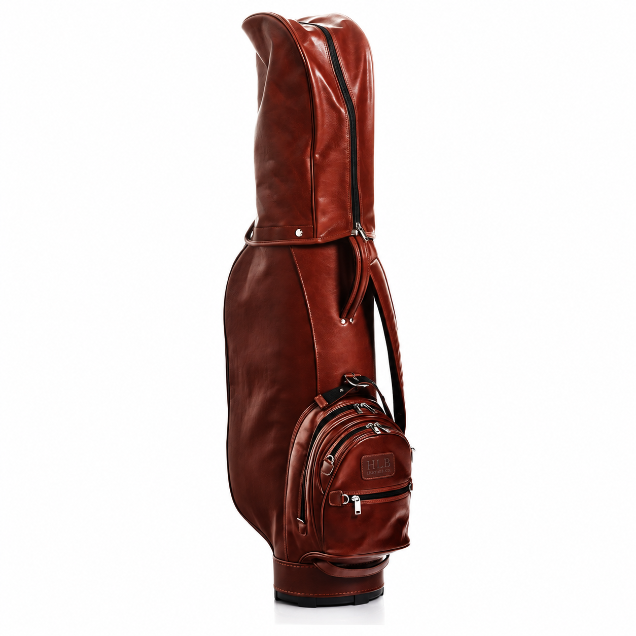 Handmade 35-Inch Leather Golf Stand Bag