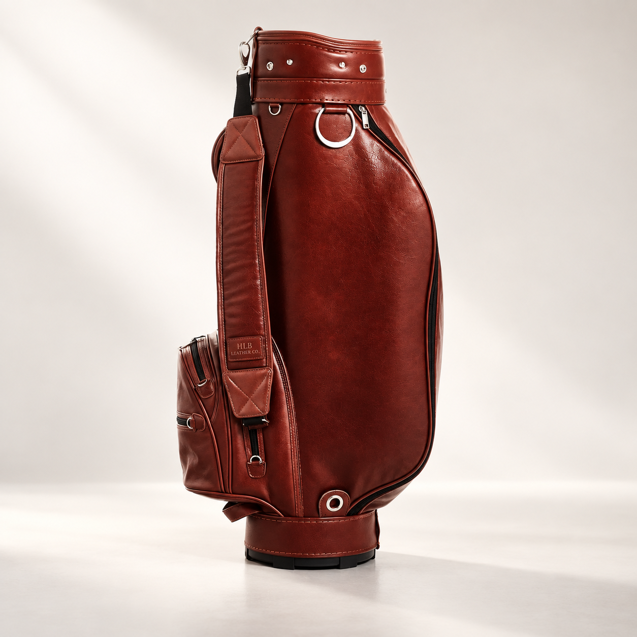 Handmade 35-Inch Leather Golf Stand Bag