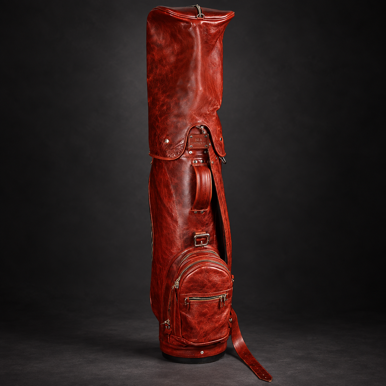 Handmade 35-Inch Full-Grain Leather Golf Bag