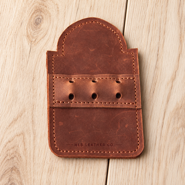 Handmade Leather Golf Tee Holder — Pack of 5