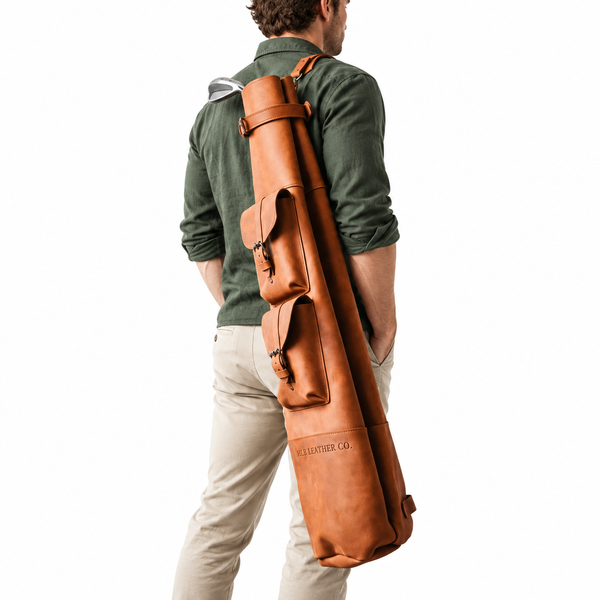Handcrafted Genuine Leather Golf Bag