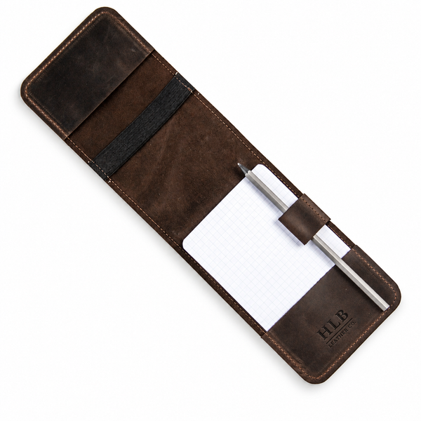 Handcrafted Leather Golf Scorecard Holder