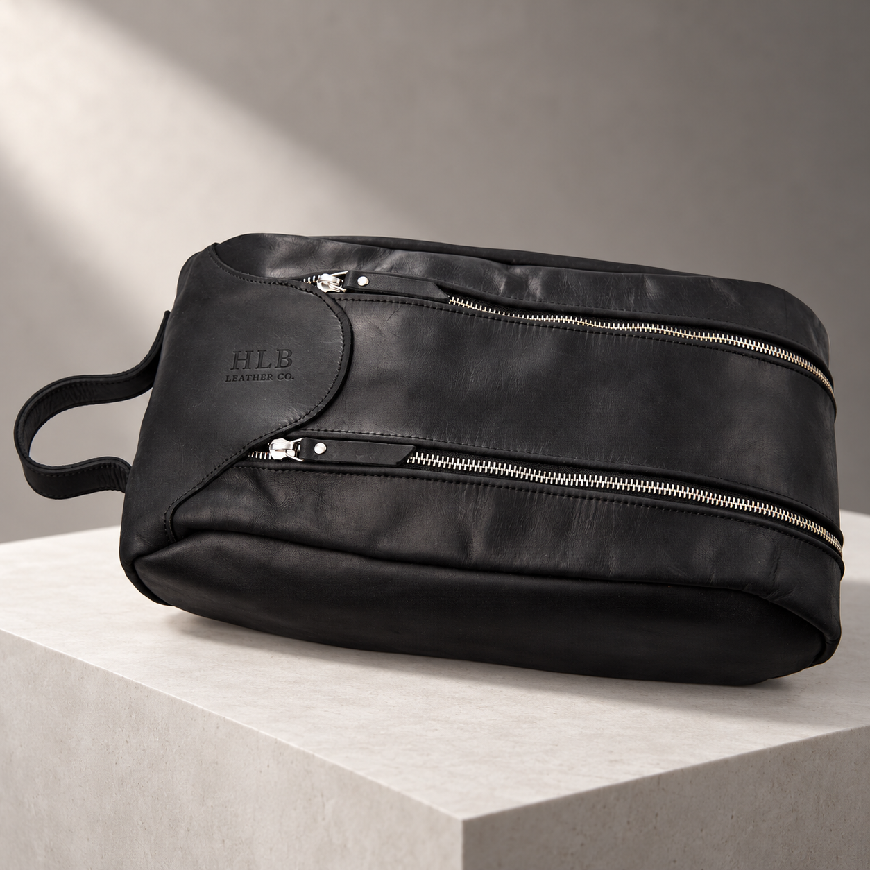 Handcrafted Leather Golf Shoe Bag