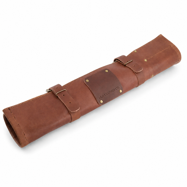 Witloft Buffalo Leather Knife Roll — 5 Compartments