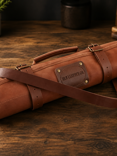 Witloft Buffalo Leather Knife Roll — 17 Compartments