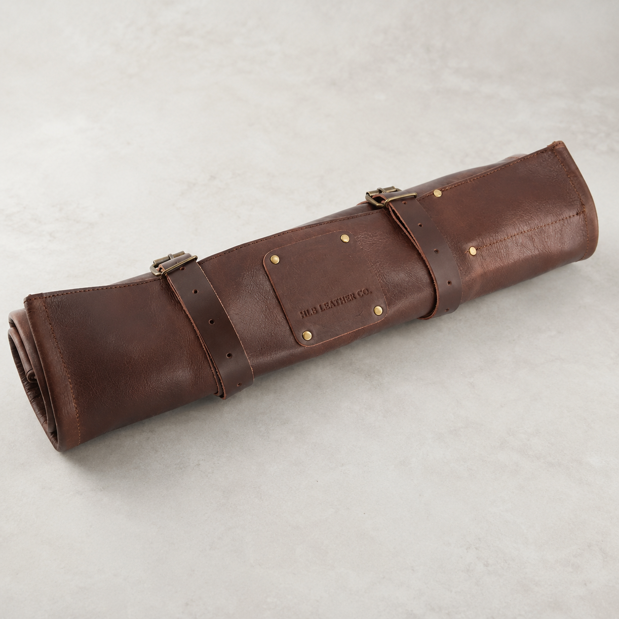 Witloft Buffalo Leather Knife Roll — 9 Compartments