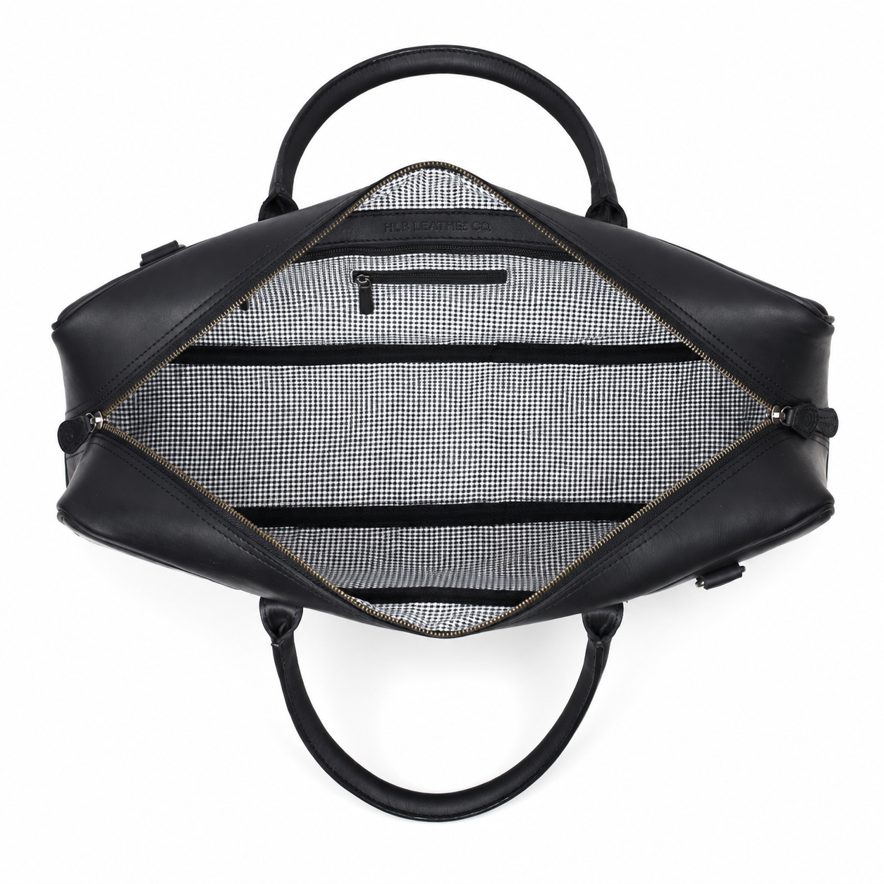 Black Full Grain Leather Knife Bag | Premium Chef Knife Storage Organizer