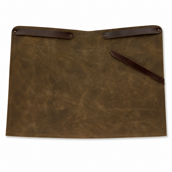 Rustic Leather Waist Apron for Work & Craft