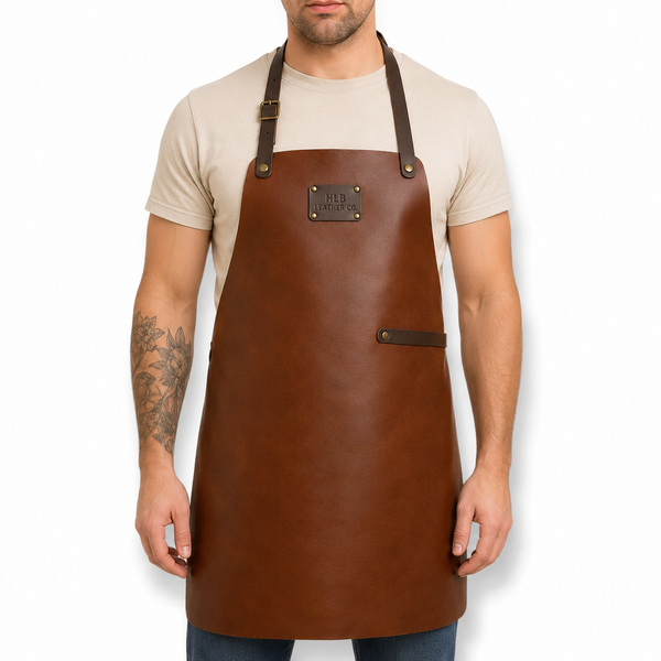Vintage Genuine Leather Work Apron