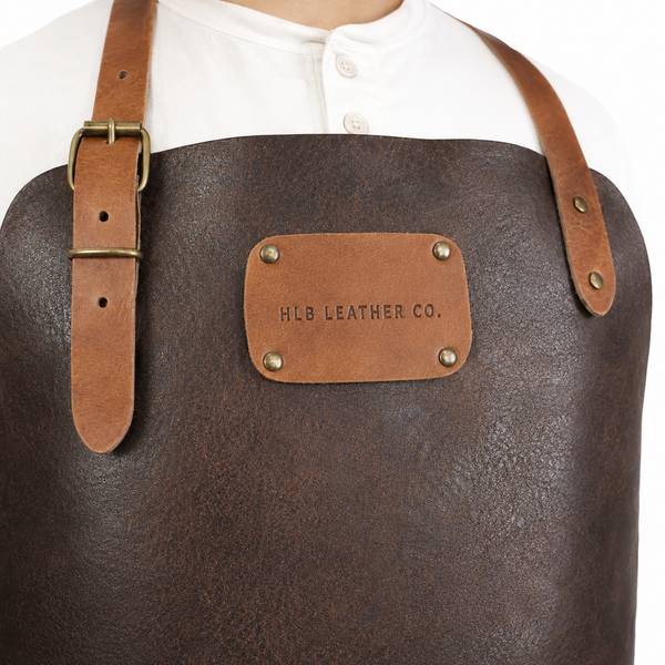 Rustic Genuine Leather Work Apron