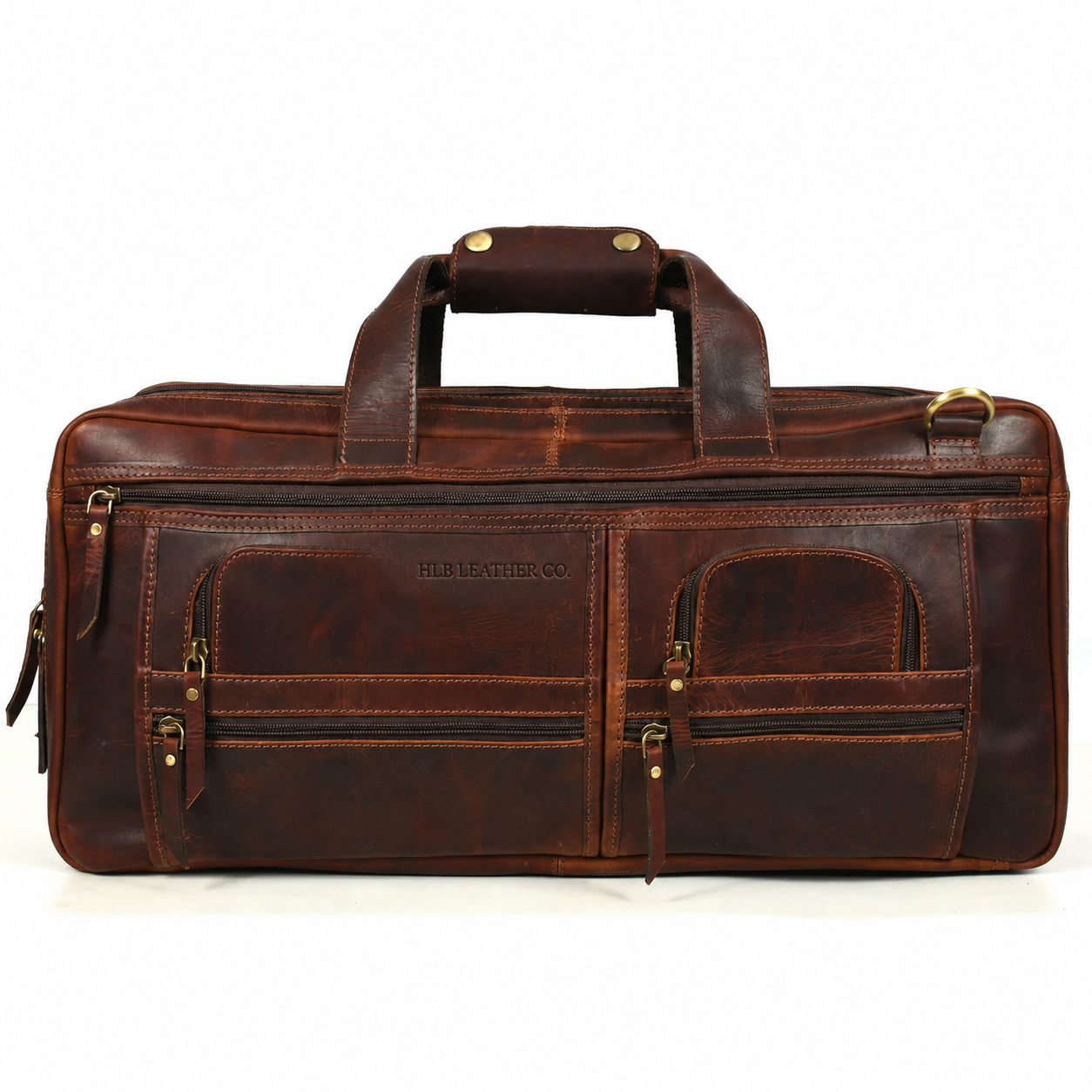Full-Grain Leather Chef Knife Case – Walnut Brown