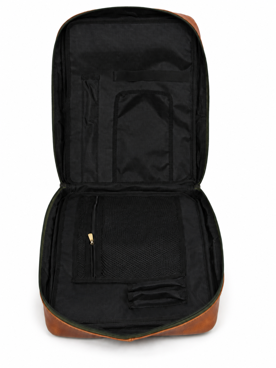 Genuine Leather Chef Knife Backpack – Saddle Brown
