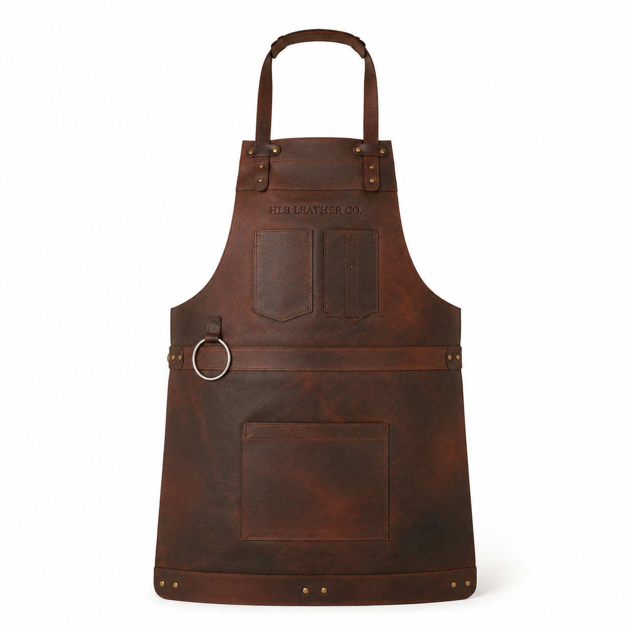 Full-Grain Cowhide Leather Work Apron – Arizona Style