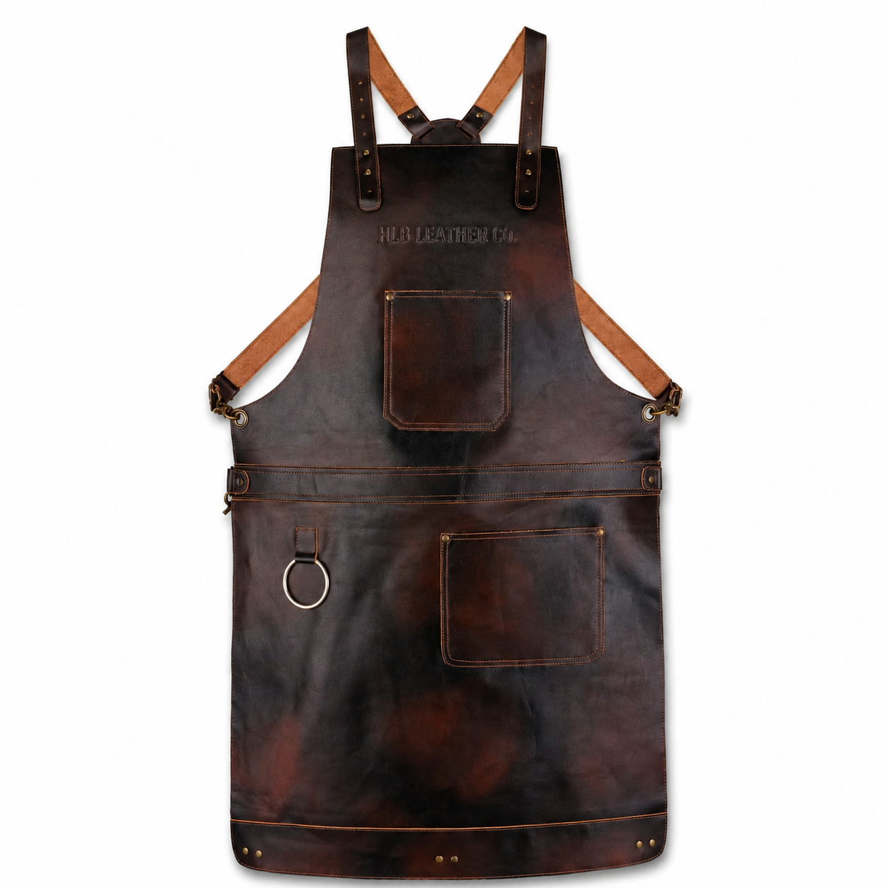 Full-Grain Cowhide Crossbody Leather Apron