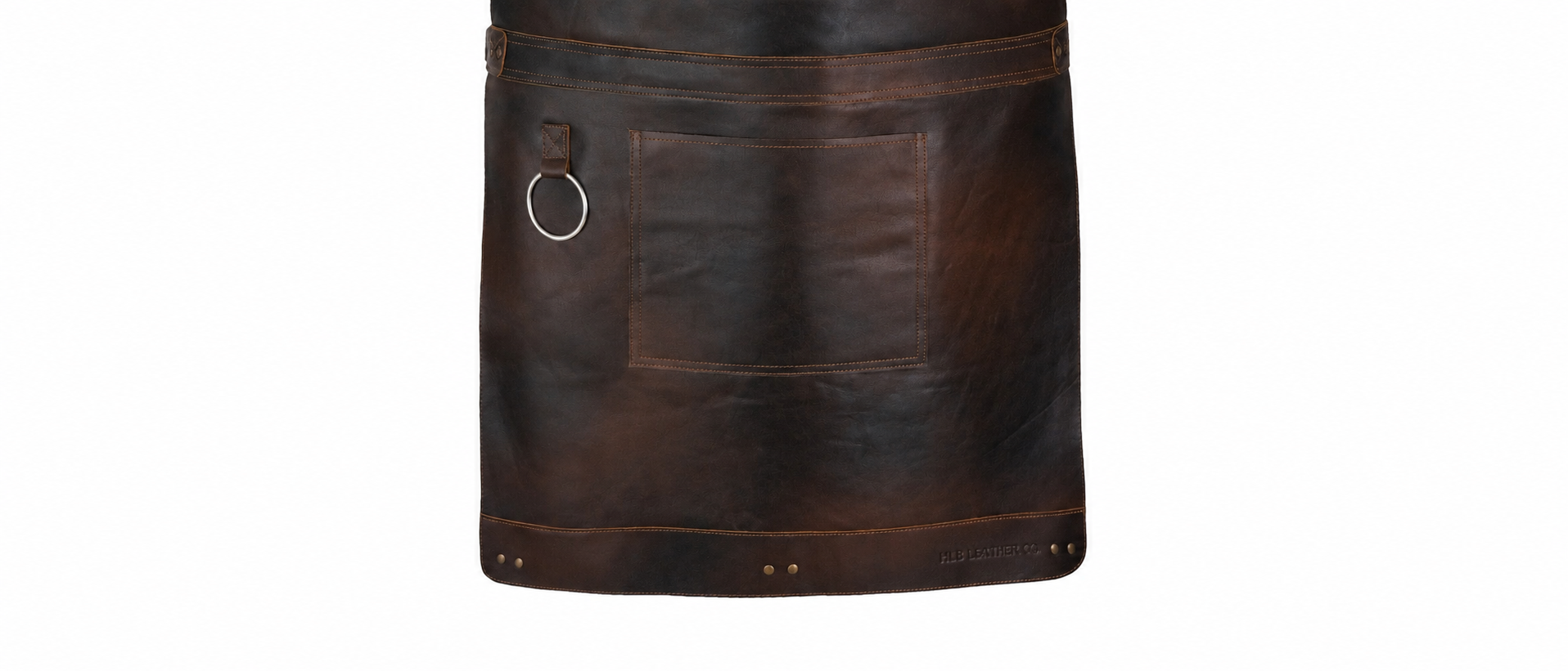 Distressed Full-Grain Cowhide Utility Apron – South Dakota Style