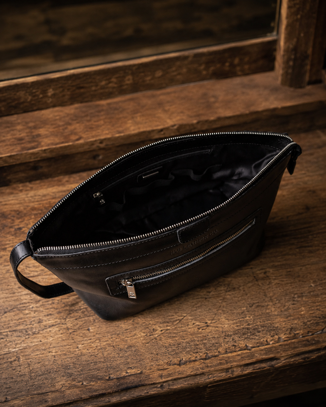Italian Leather Dopp Kit — Ragtime Grooming Bag