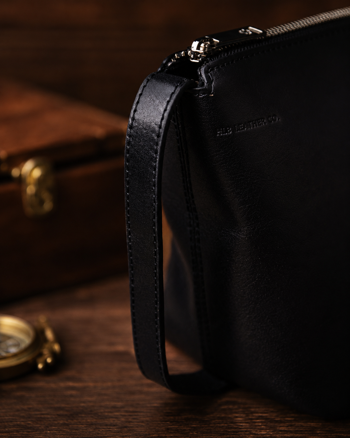 Italian Leather Dopp Kit — Ragtime Grooming Bag