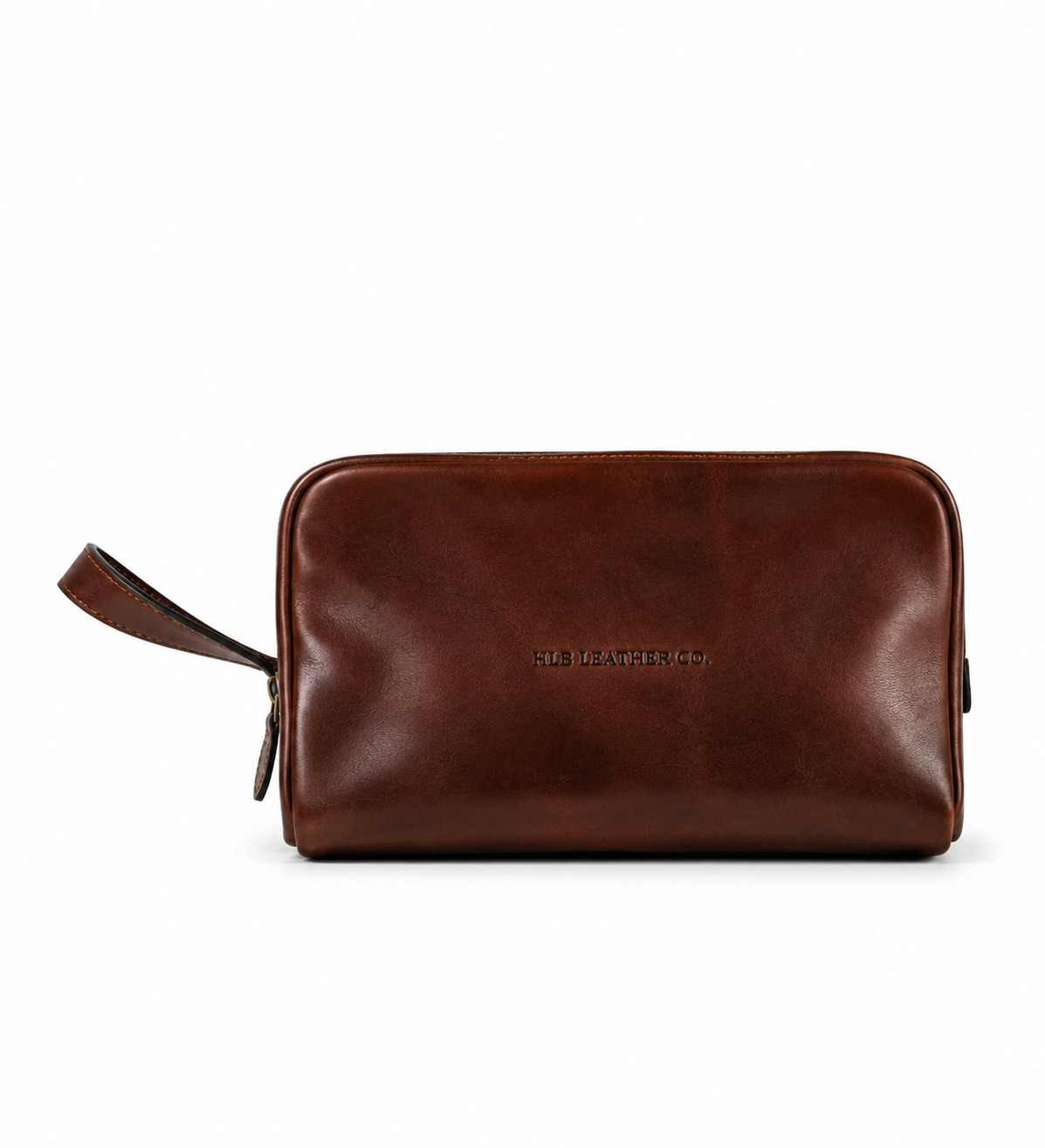 Full-Grain Italian Leather Toiletry Bag — Four Past Midnight