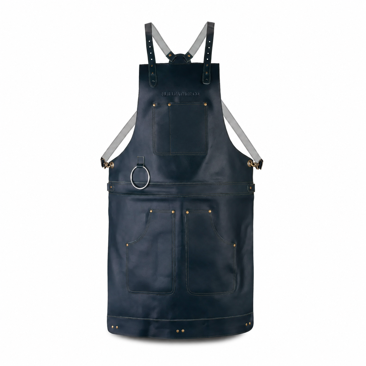 Handmade Full-Grain Cowhide Crossbody Leather Apron