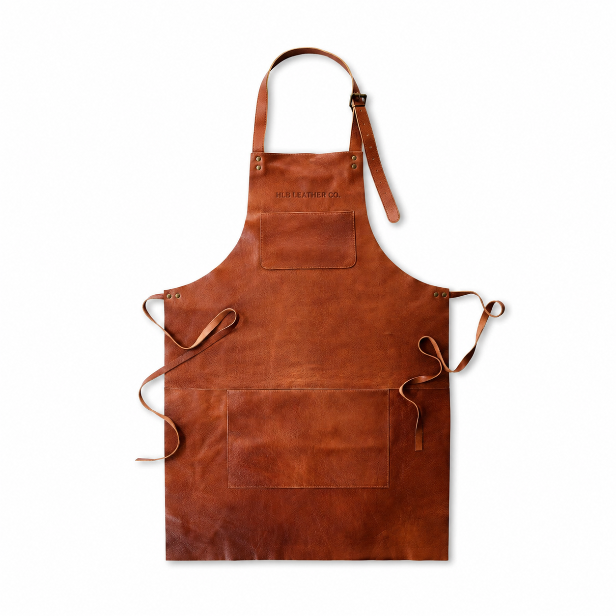Vegetable-Tanned Full-Grain Cow Leather Chef Apron