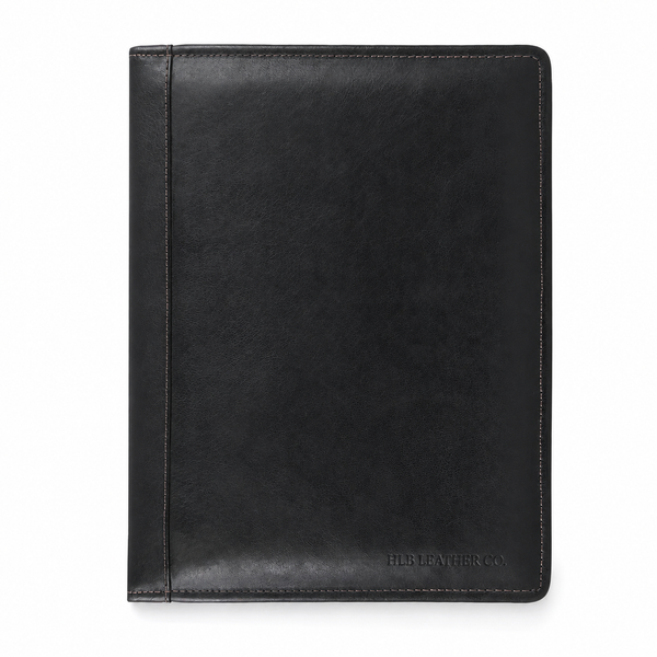 Orsett A4 Full-Grain Leather Portfolio – Zipped Conference & Tablet Organizer