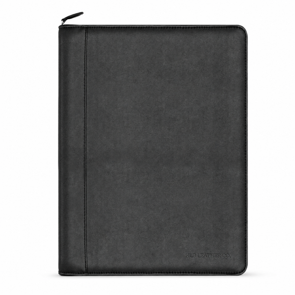 Eton A4 Leather Portfolio – Zipped Business Document Organizer
