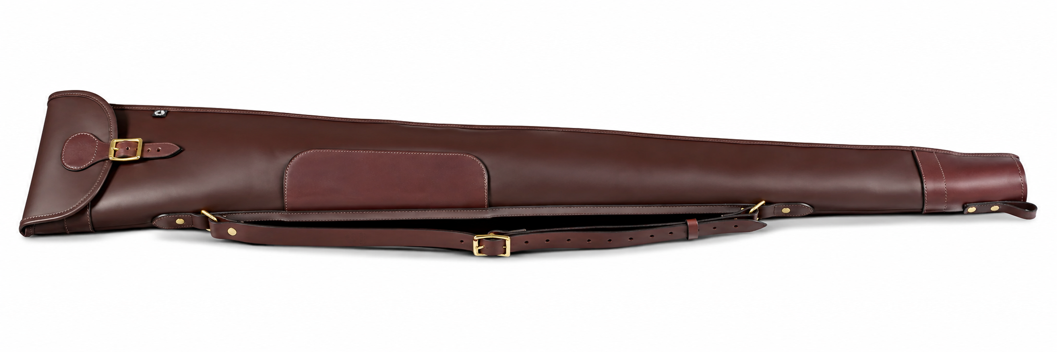 Byland Leather Shotgun Slip – Flap, Buckle & Full-Zip Gun Case
