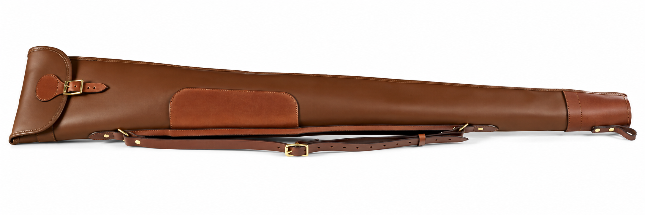 Byland Leather Shotgun Slip – Flap, Buckle & Full-Zip Gun Case
