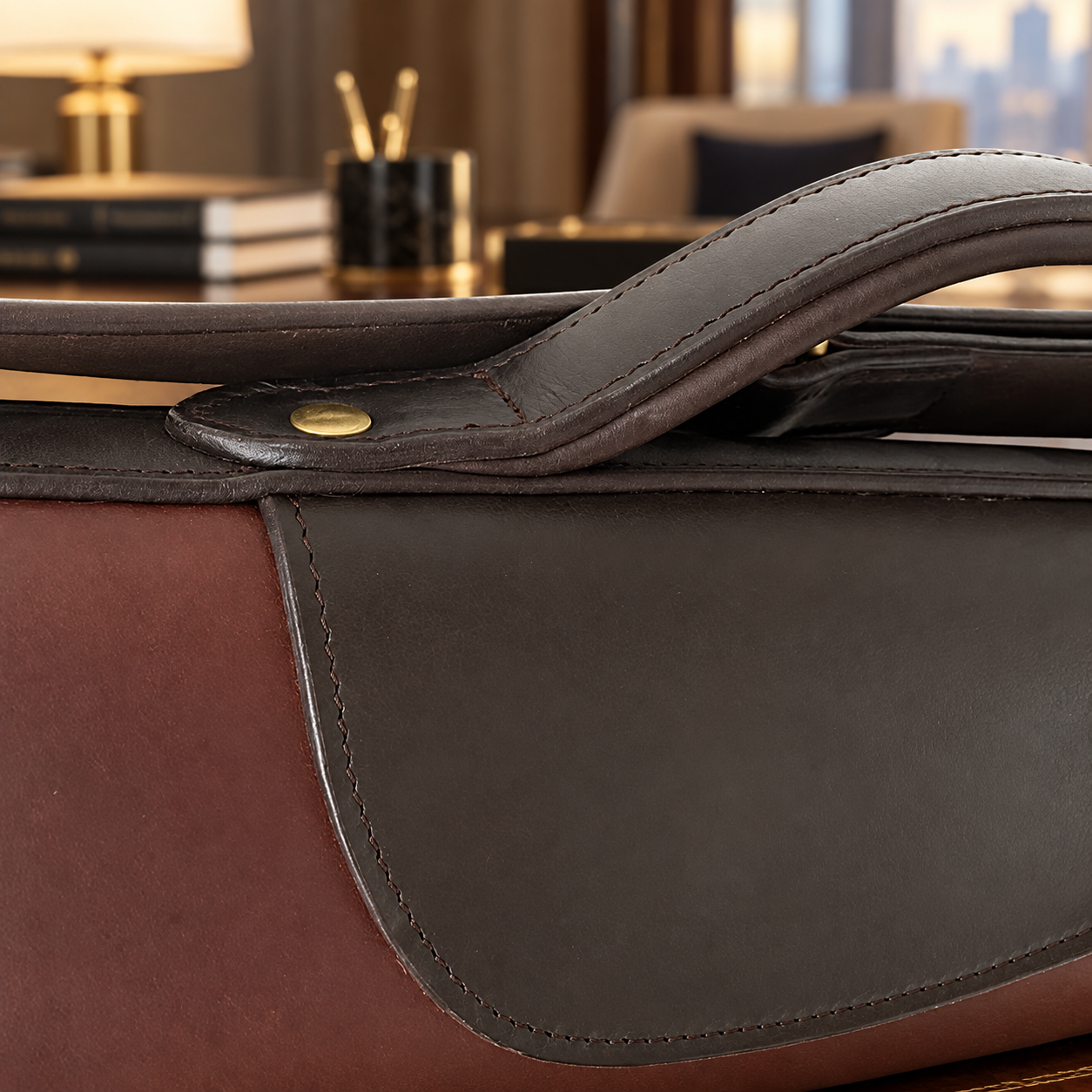 Latigo Brown Leather Shotgun Slip – Smooth Finish Fleece-Lined Gun Case