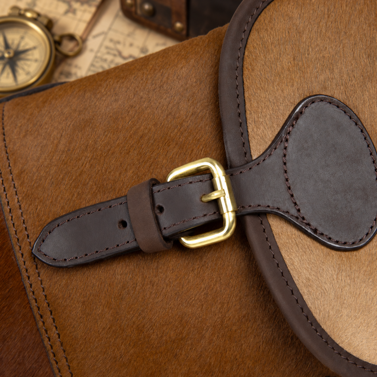 Cowhide & Leather Shotgun Slip – Buckle, Flap & Zip Gun Case up to 32"