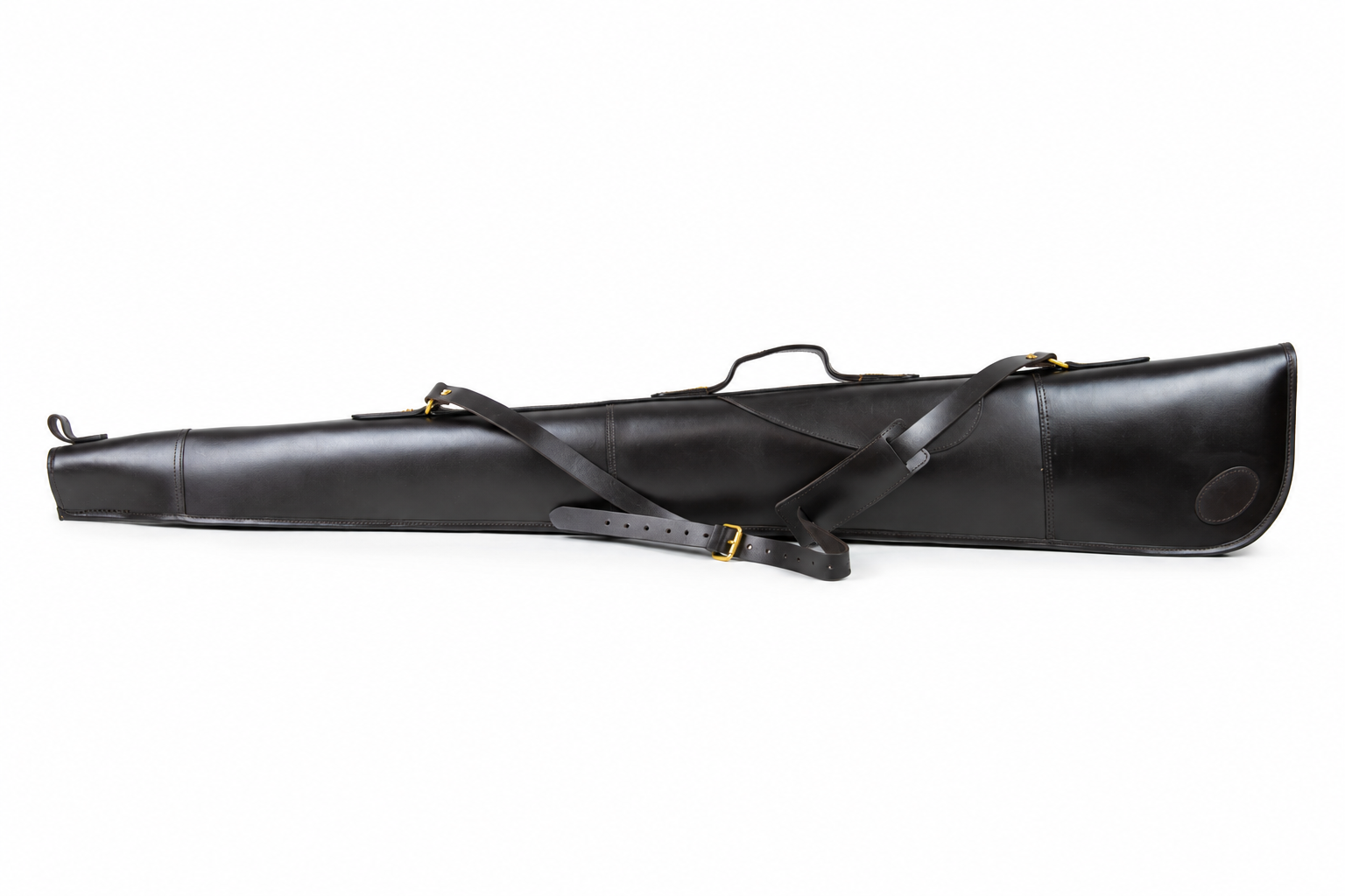 Premier Leather Gun Slip up to 30" – Zip Around – Dark Brown