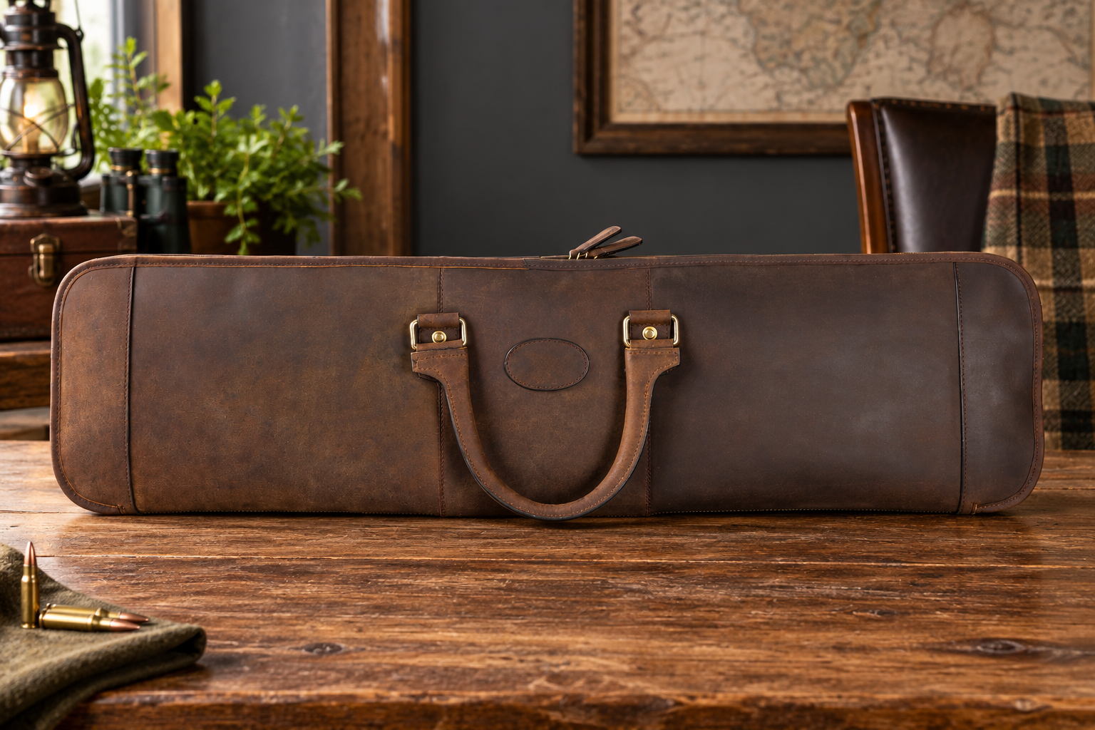 Devonshire Leather Travel Slip – Short