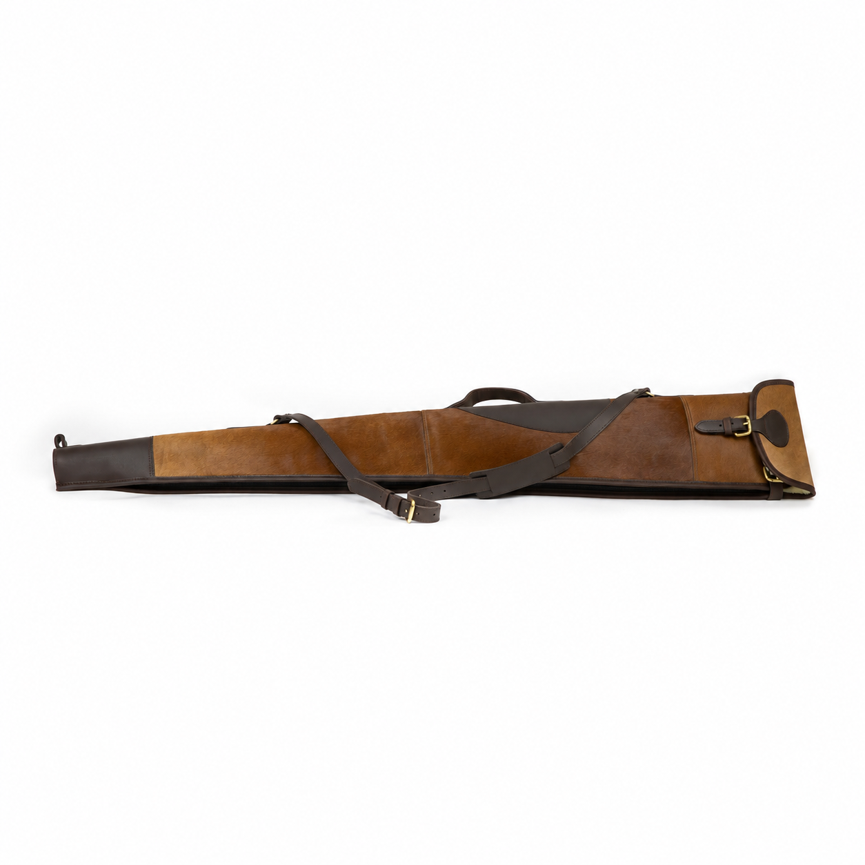 Cow Hide and Leather Gun Slip up to 30" – Buckle & Flap