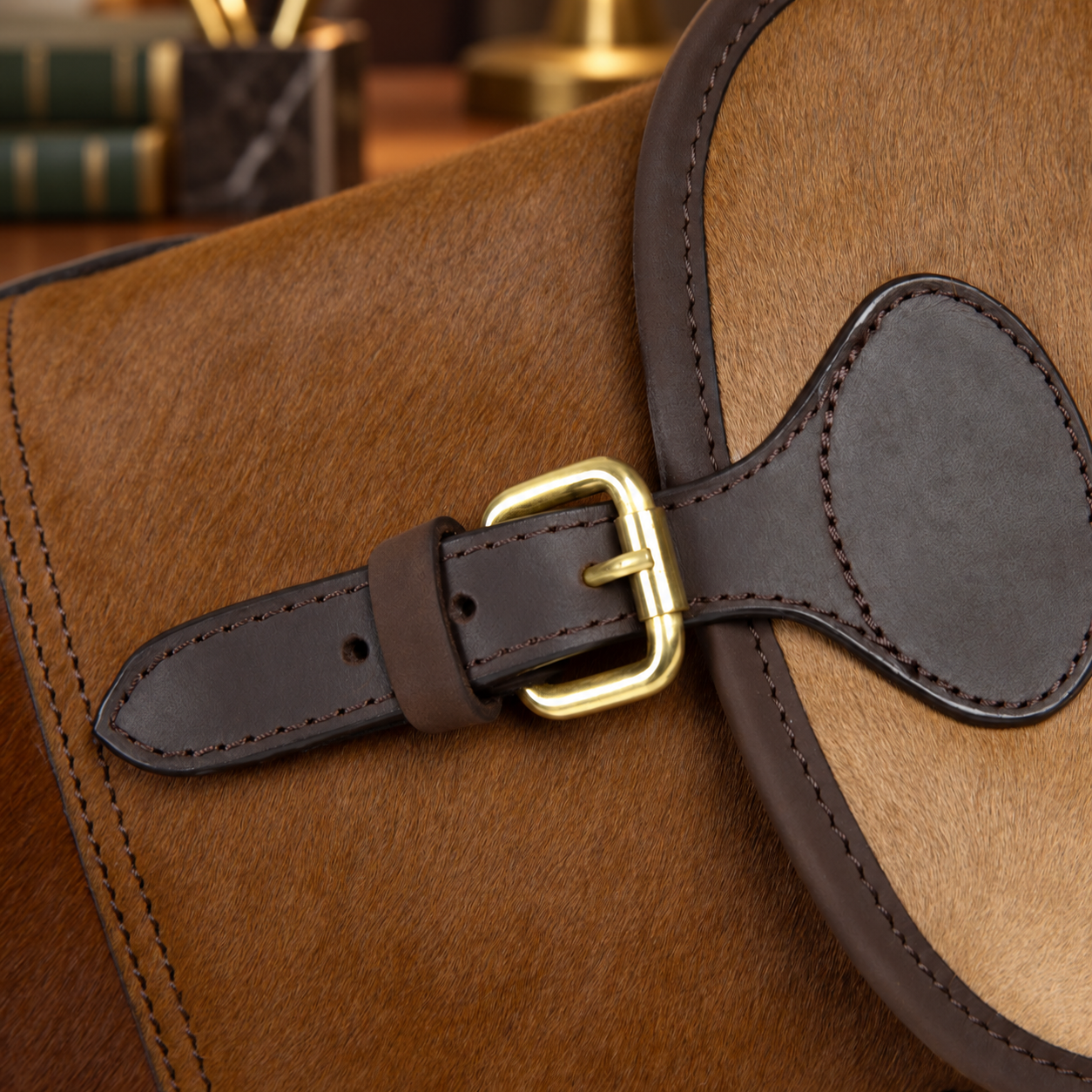 Cow Hide and Leather Gun Slip up to 30" – Buckle & Flap
