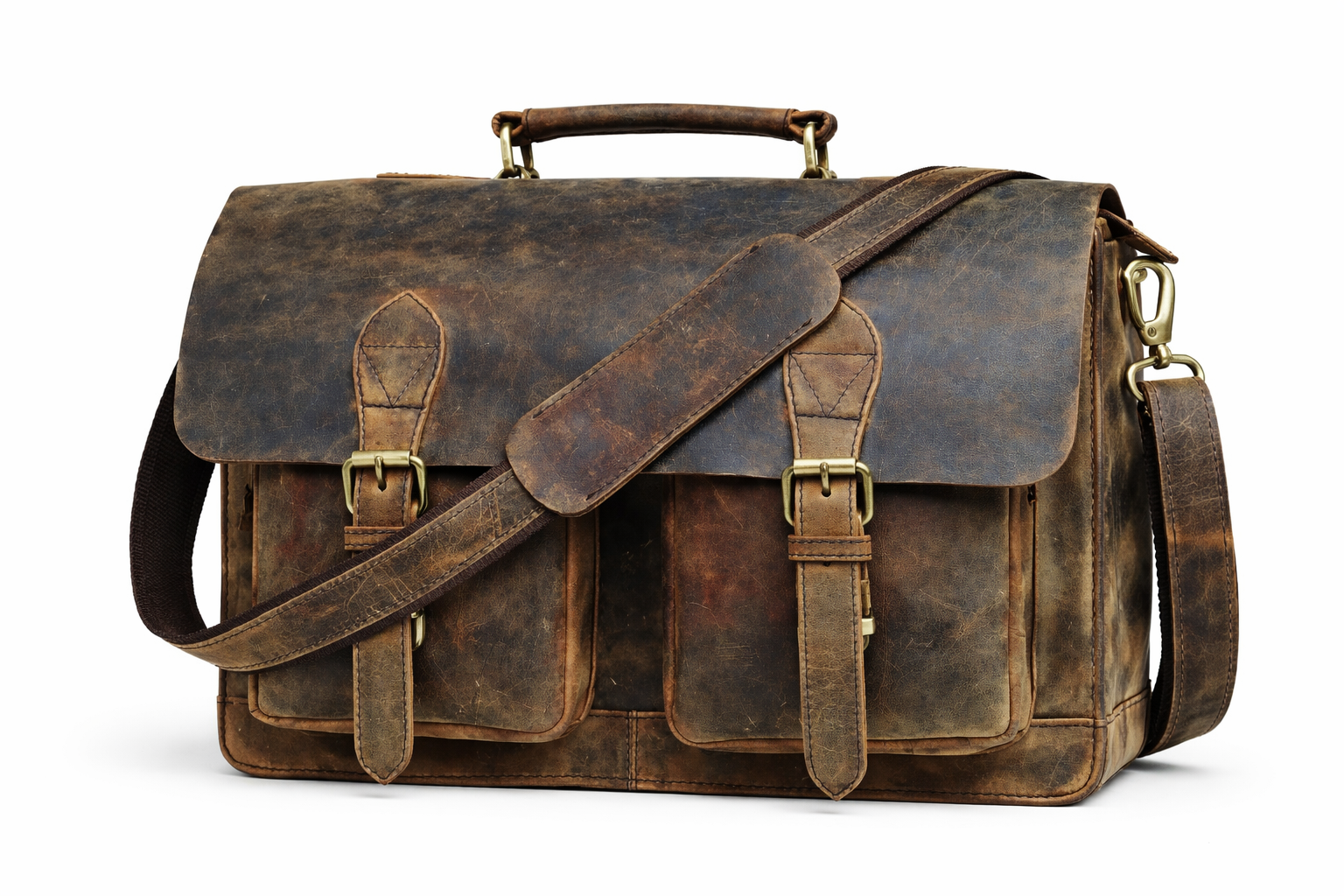 Lennox Leather Messenger Bag – Classic Work & Everyday Satchel