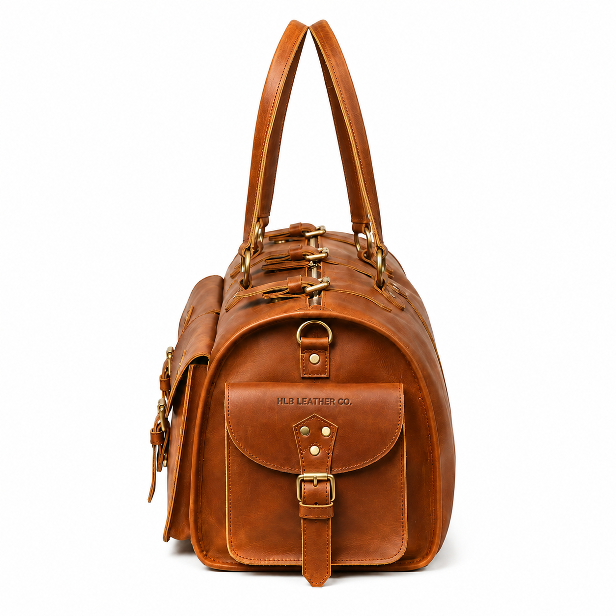 Cool Buffalo Leather Travel Duffle Bag