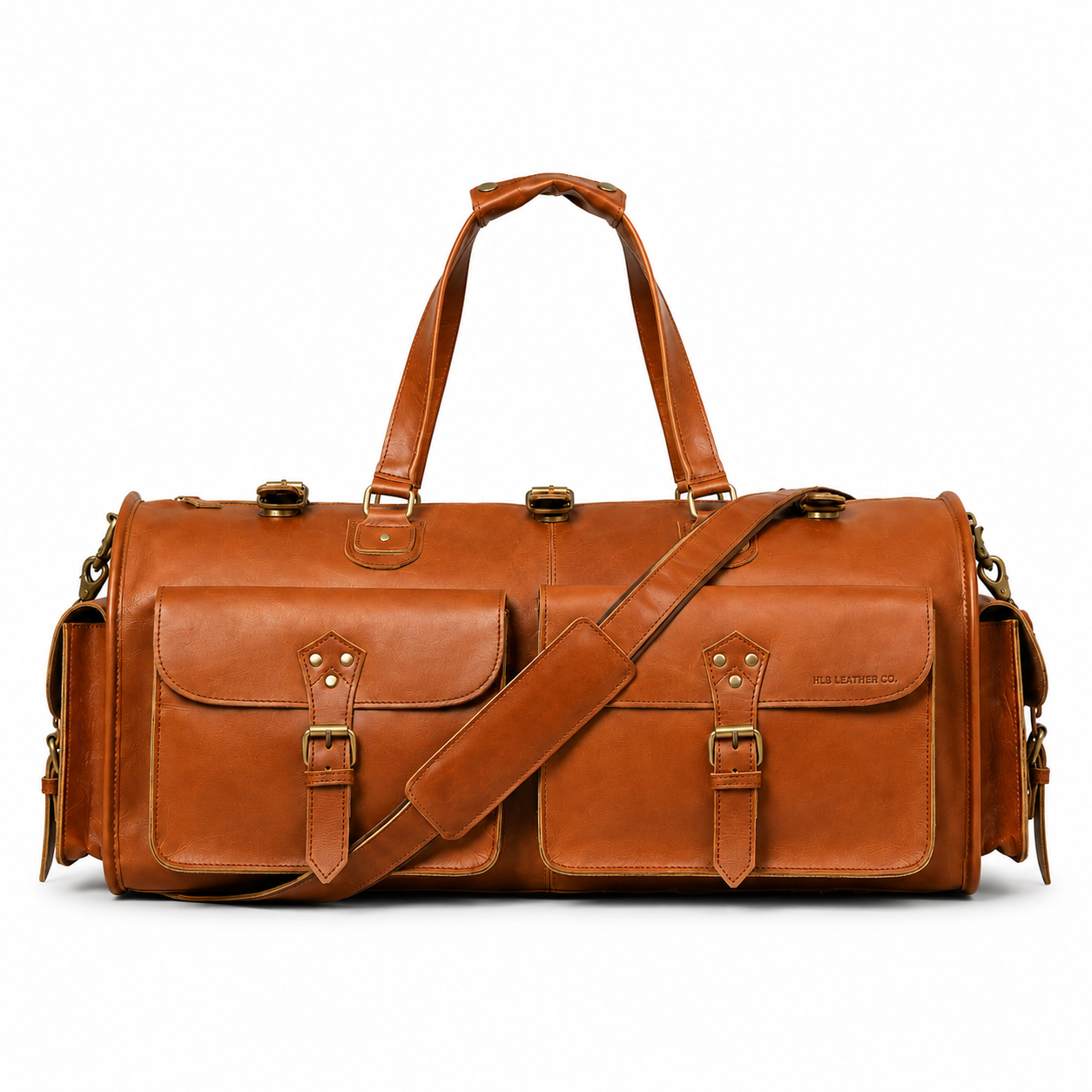 Cool Buffalo Leather Travel Duffle Bag